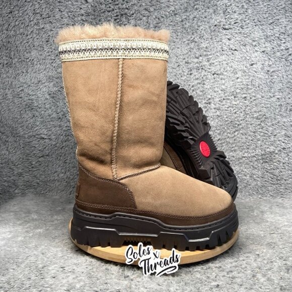 UGG Classic Tall TrailGazer Boot Size 6 Women Hickory 1158323 - Picture 1 of 7